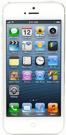 Смартфон Apple iPhone 5 32Gb White & Silver - Лабытнанги