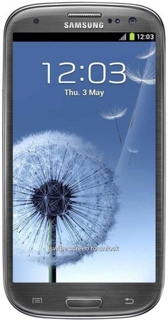 Смартфон Samsung Galaxy S3 GT-I9300 16Gb Titanium grey - Лабытнанги